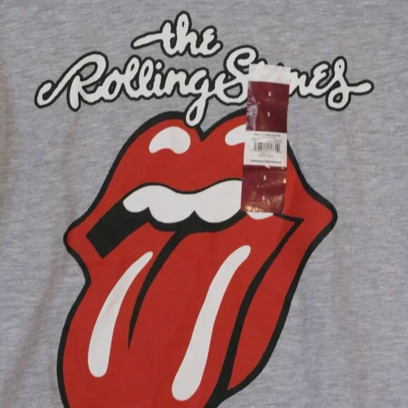 Rolling Stones T Tee Small New NWT Gray Heathered Short Sleeve Tshirt - Picture 3 of 3